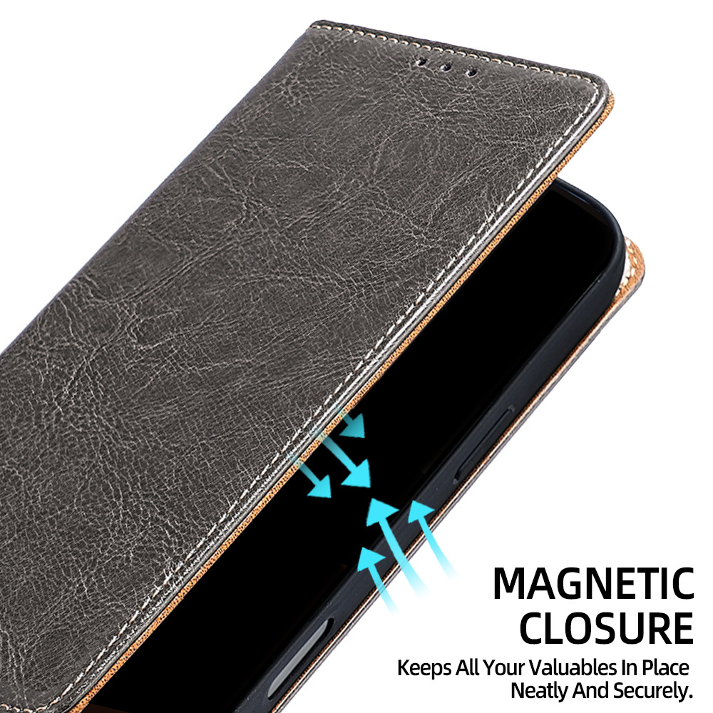 PU Leather Magnetic Flip Walle - Leather Wallet Card Holder Phone Cover review and price