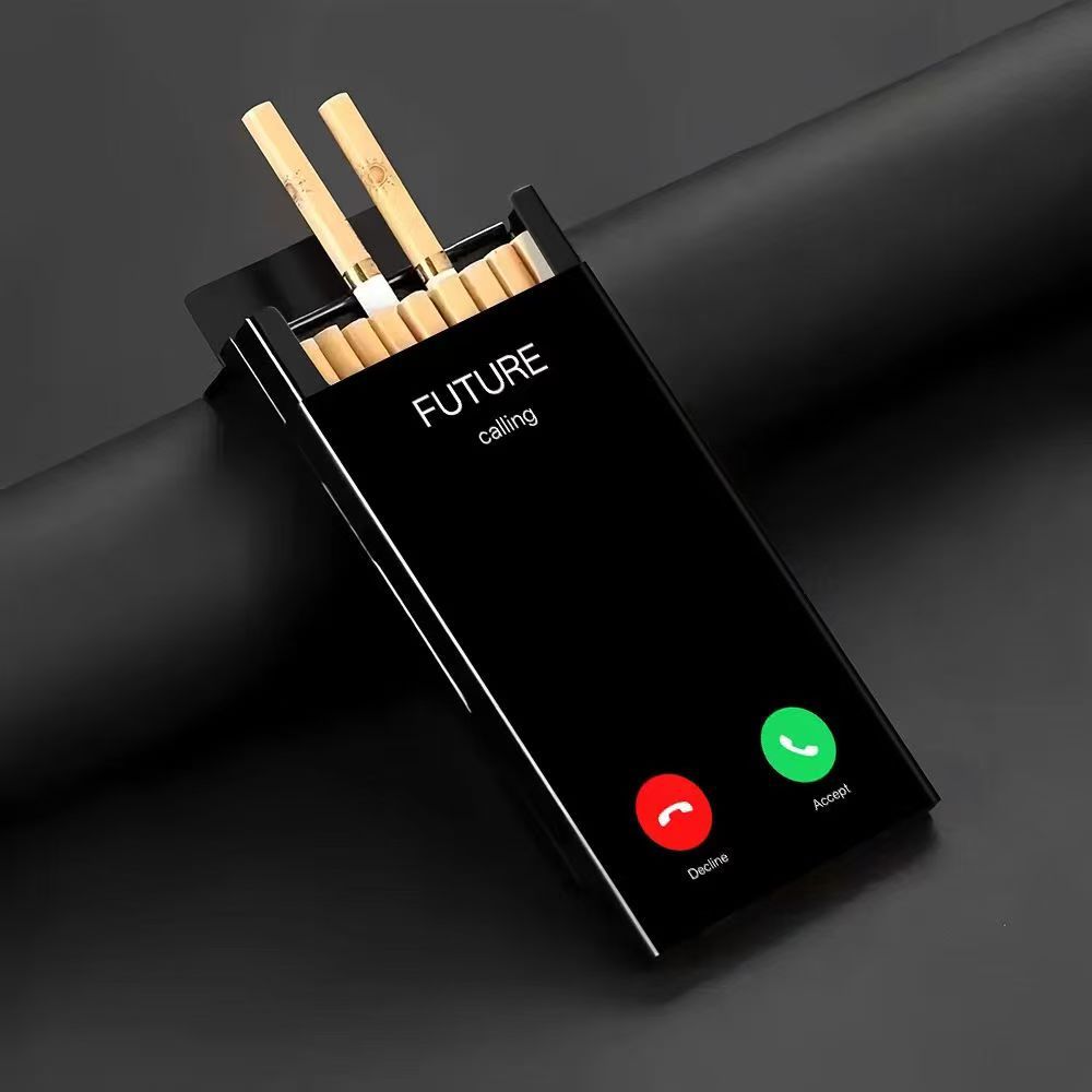 Slim Metal Cigarette Case with - Phone Cases review and price