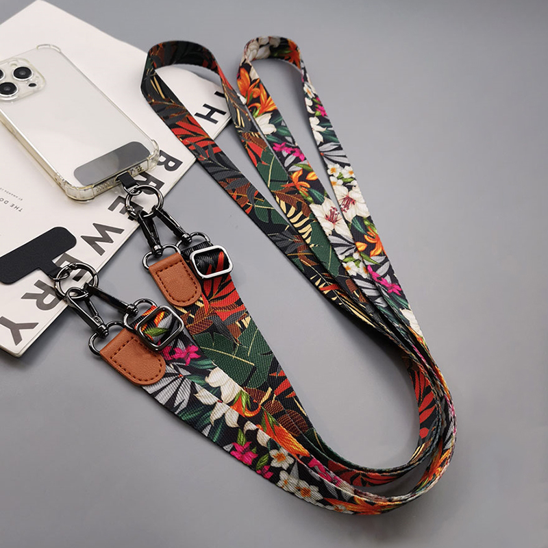 Tropical Pattern Crossbody Cel - Crossbody Lanyard Neck Strap Case review and price