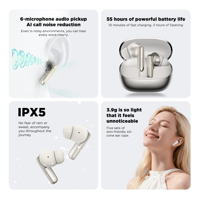MINISO MS106 Bluetooth Earphon - Earphones review and price