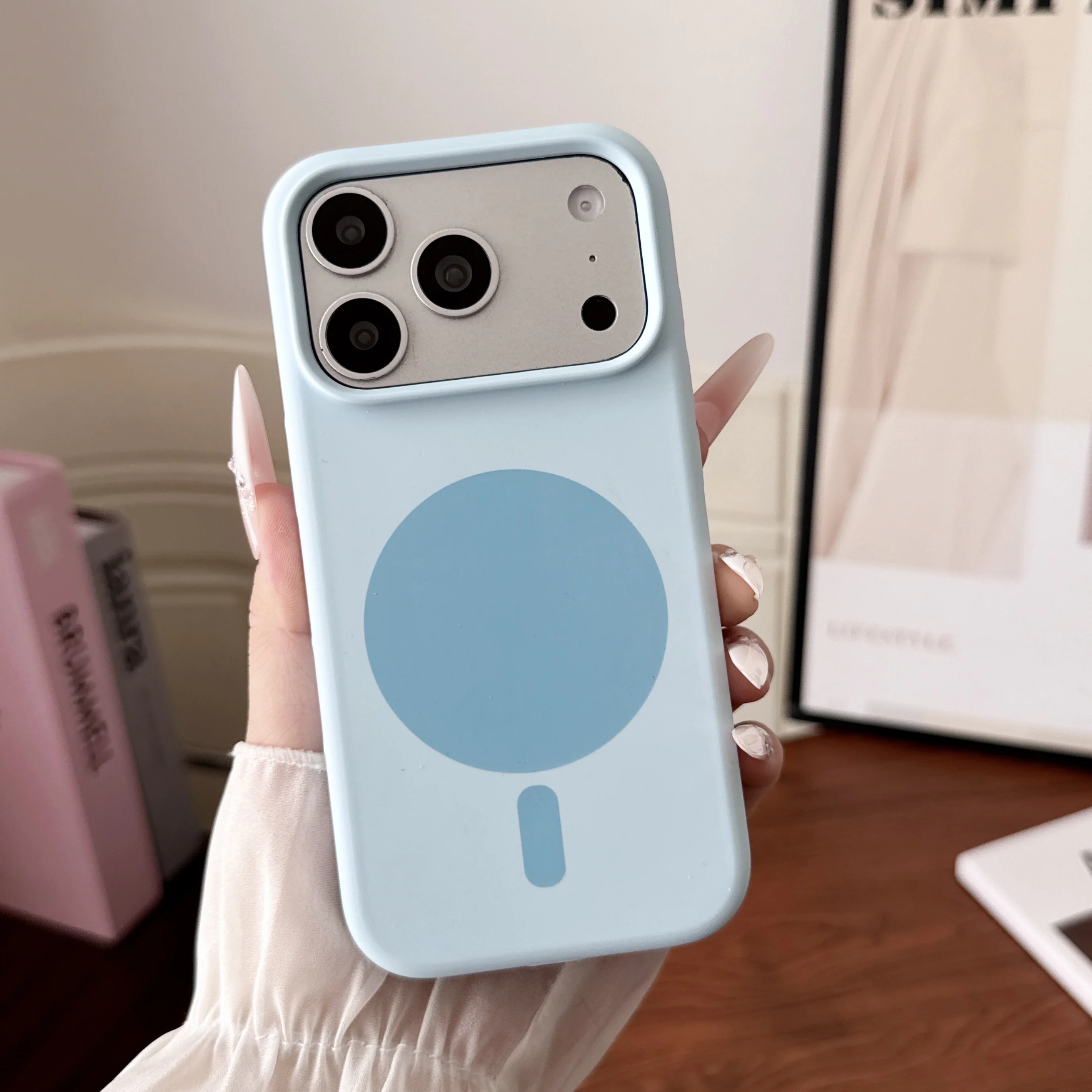 Fashion Magnetic Wireless Char - Liquid Silicone Magnetic Phone Case review and price