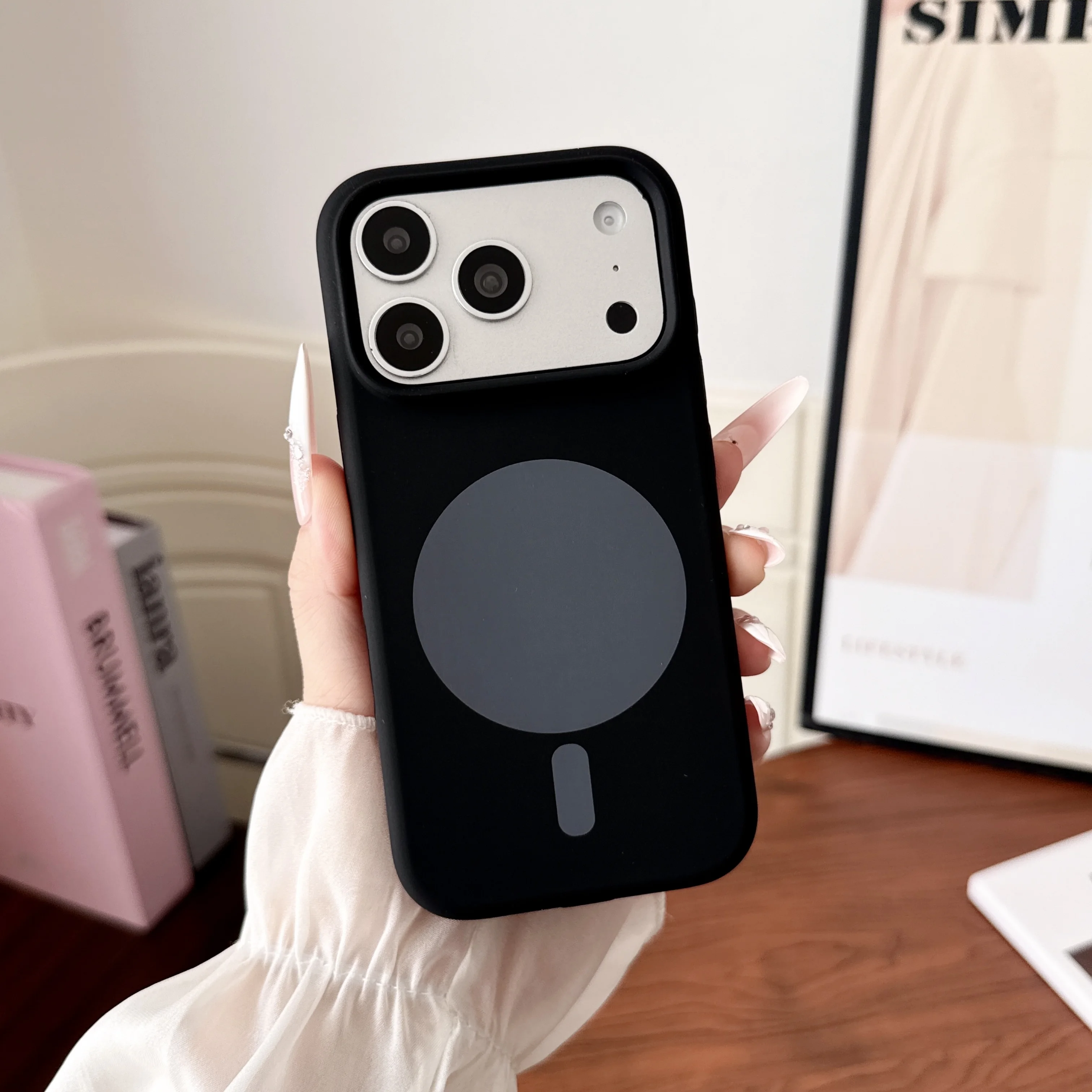 Fashion Magnetic Wireless Char - Liquid Silicone Magnetic Phone Case review and price