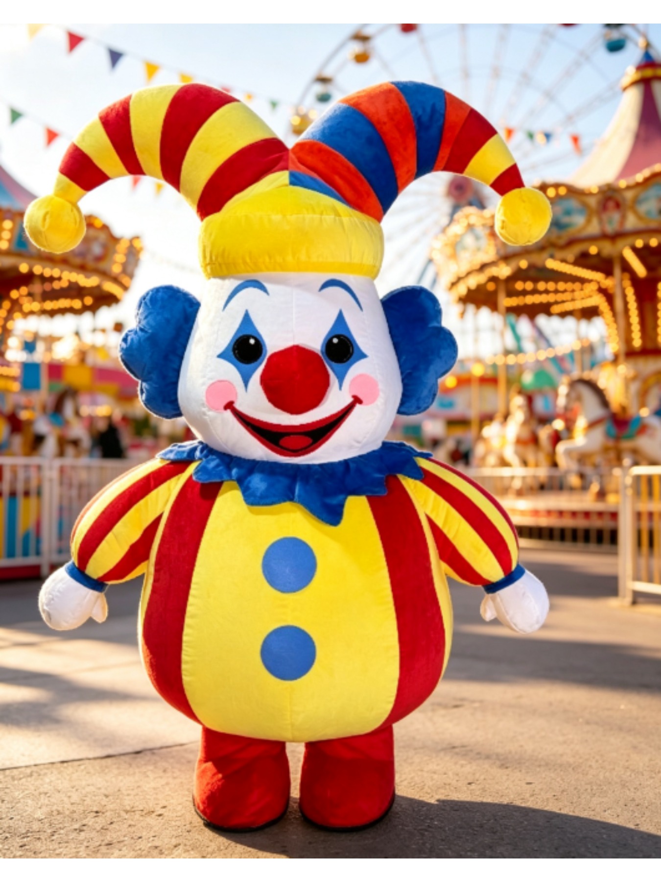 Inflatable Circus Clown Mascot - Chargers review and price