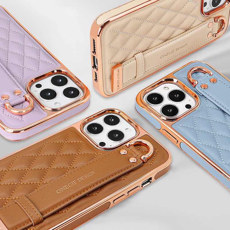 Fashionable Luxury Ring Wrist  - Leather Wallet Card Holder Phone Cover review and price
