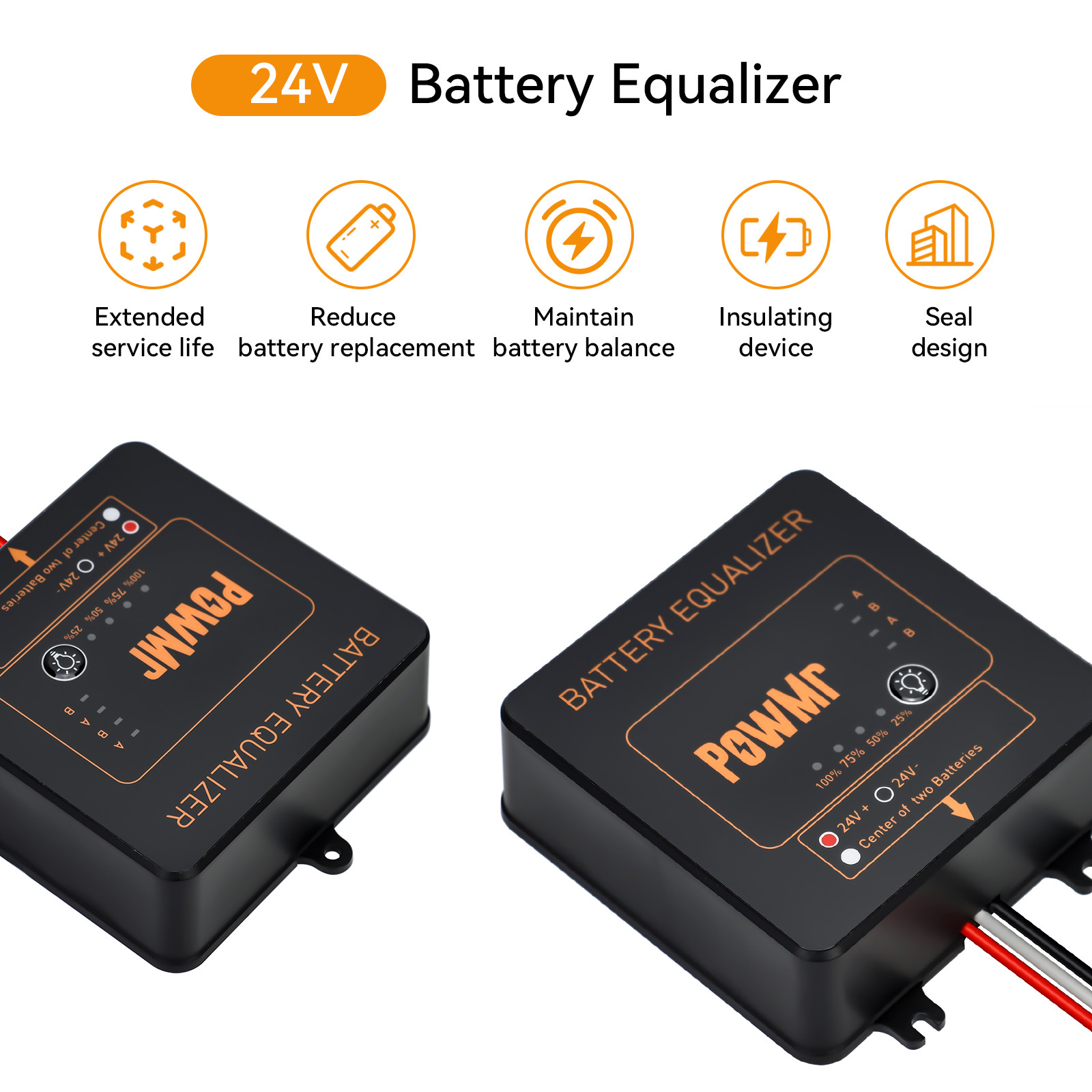 PowMr BE24 Battery Equalizer 2 - Power Banks review and price