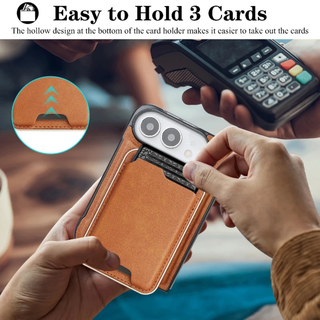 Detachable Leather Wallet with - Leather Wallet Card Holder Phone Cover review and price