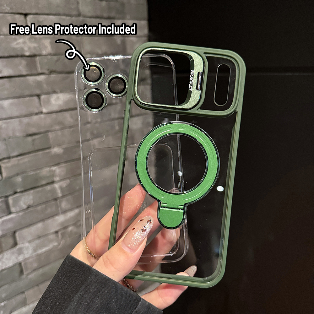 For Magsafe Magnetic Holder Ph - Clear Shockproof Bumper Case review and price
