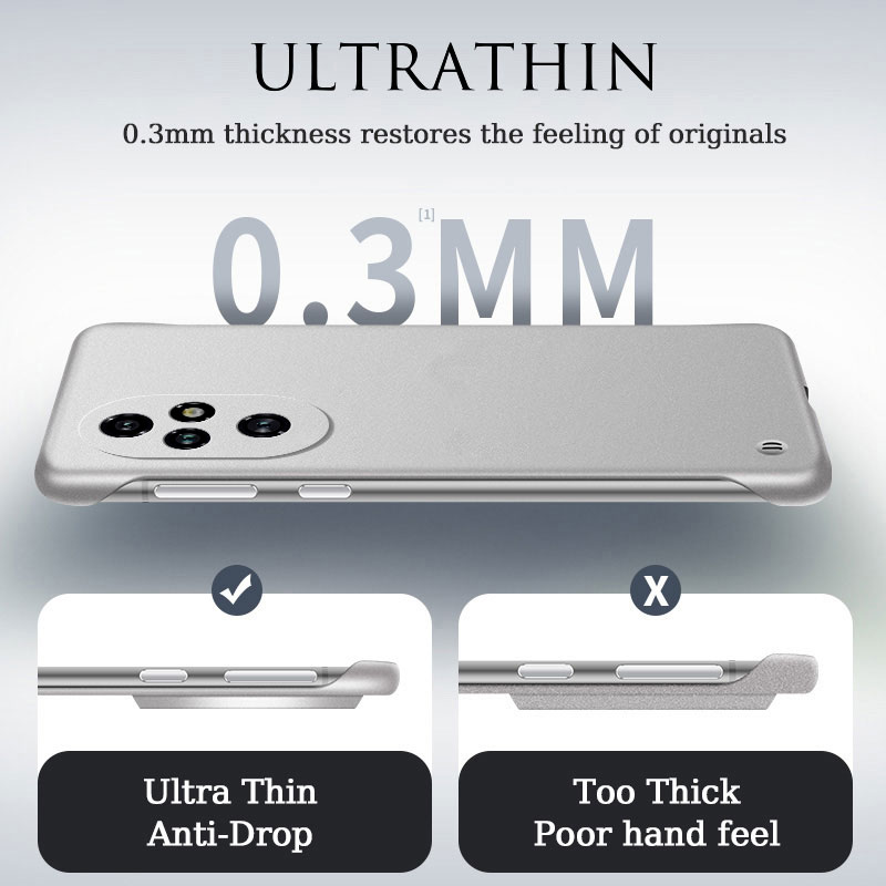 Frameless Slim Painting Matte  - Matte Hard Pc Back Case review and price