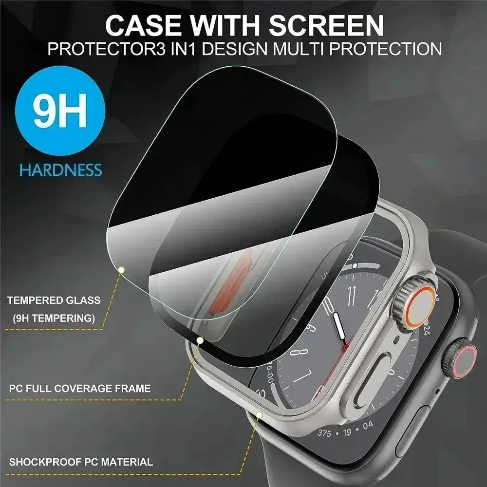 Case For apple watch Apple Wat - Anti Spy Privacy Glass Case review and price