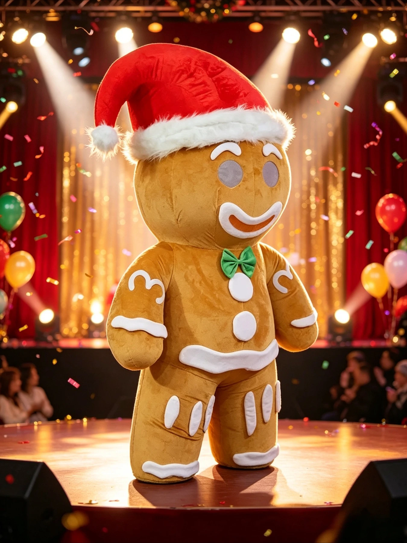 Inflatable Gingerbread Man Cos - Chargers review and price