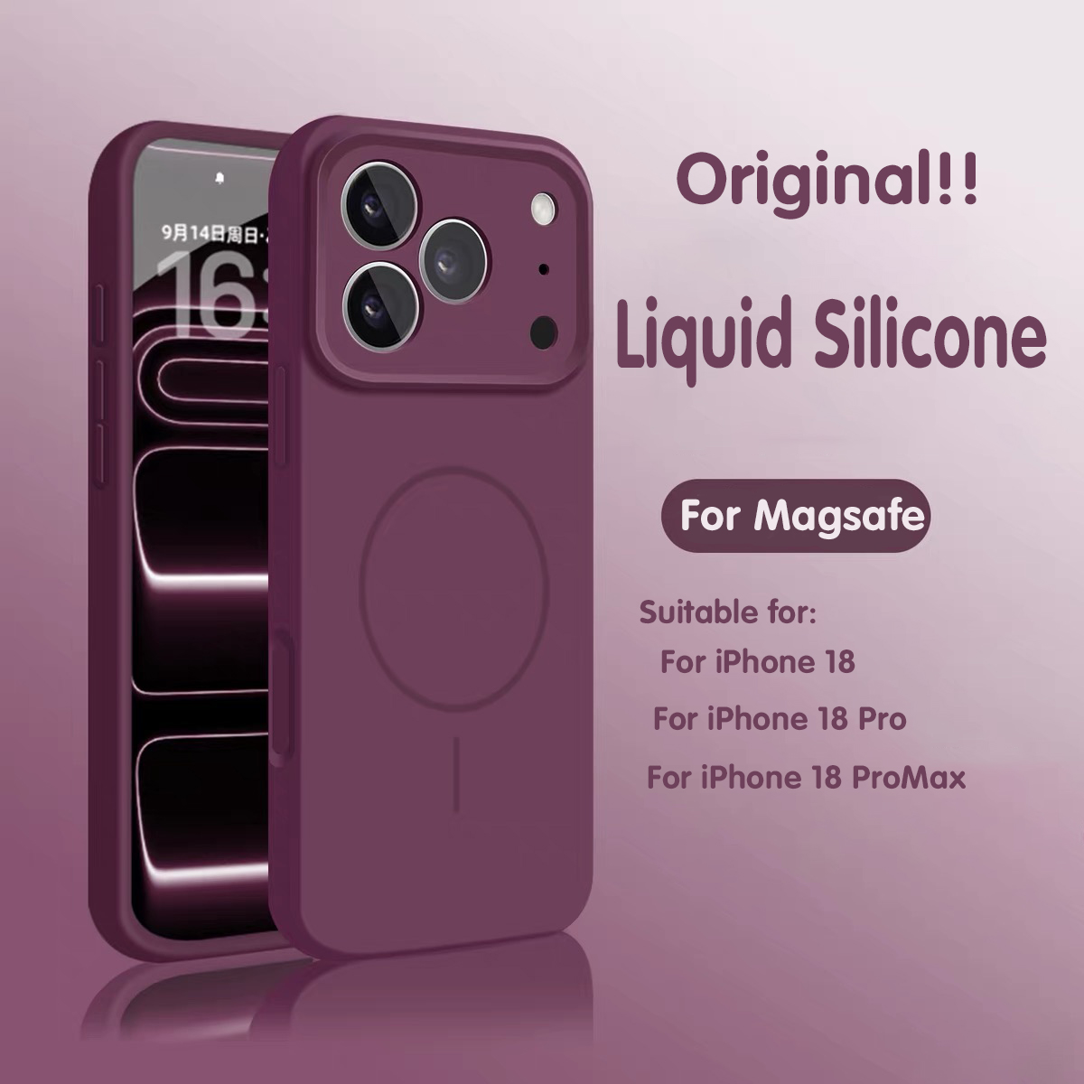 Original Liquid Silicone Magne - Liquid Silicone Magnetic Phone Case review and price
