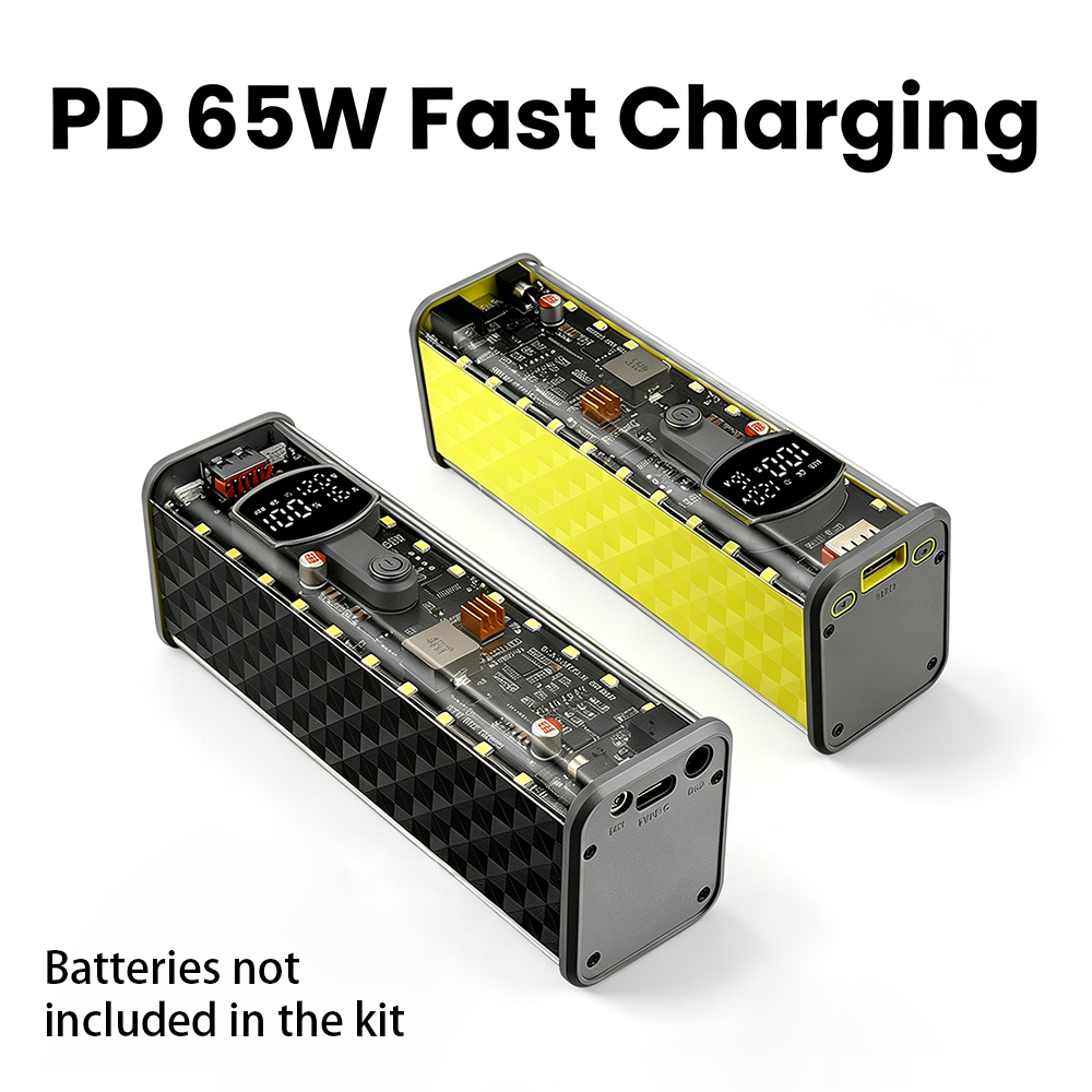 PD 65W Power Bank DIY Case 8x1 - Power Banks review and price