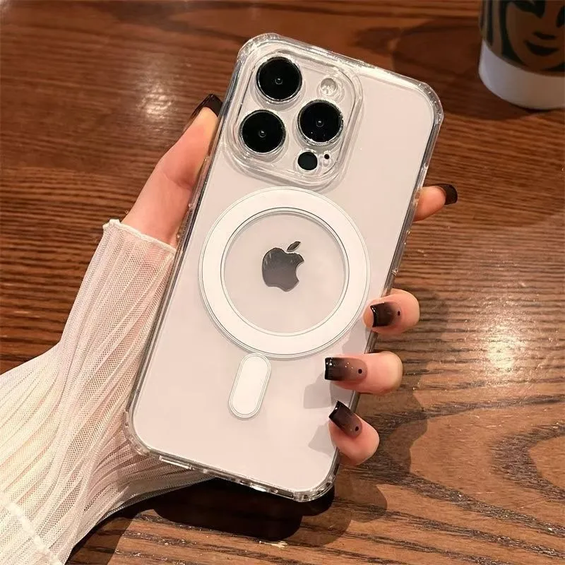 Original For Magsafe Wireless  - Clear Shockproof Bumper Case review and price
