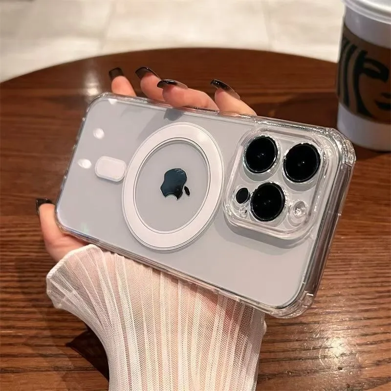 Original For Magsafe Wireless  - Clear Shockproof Bumper Case review and price