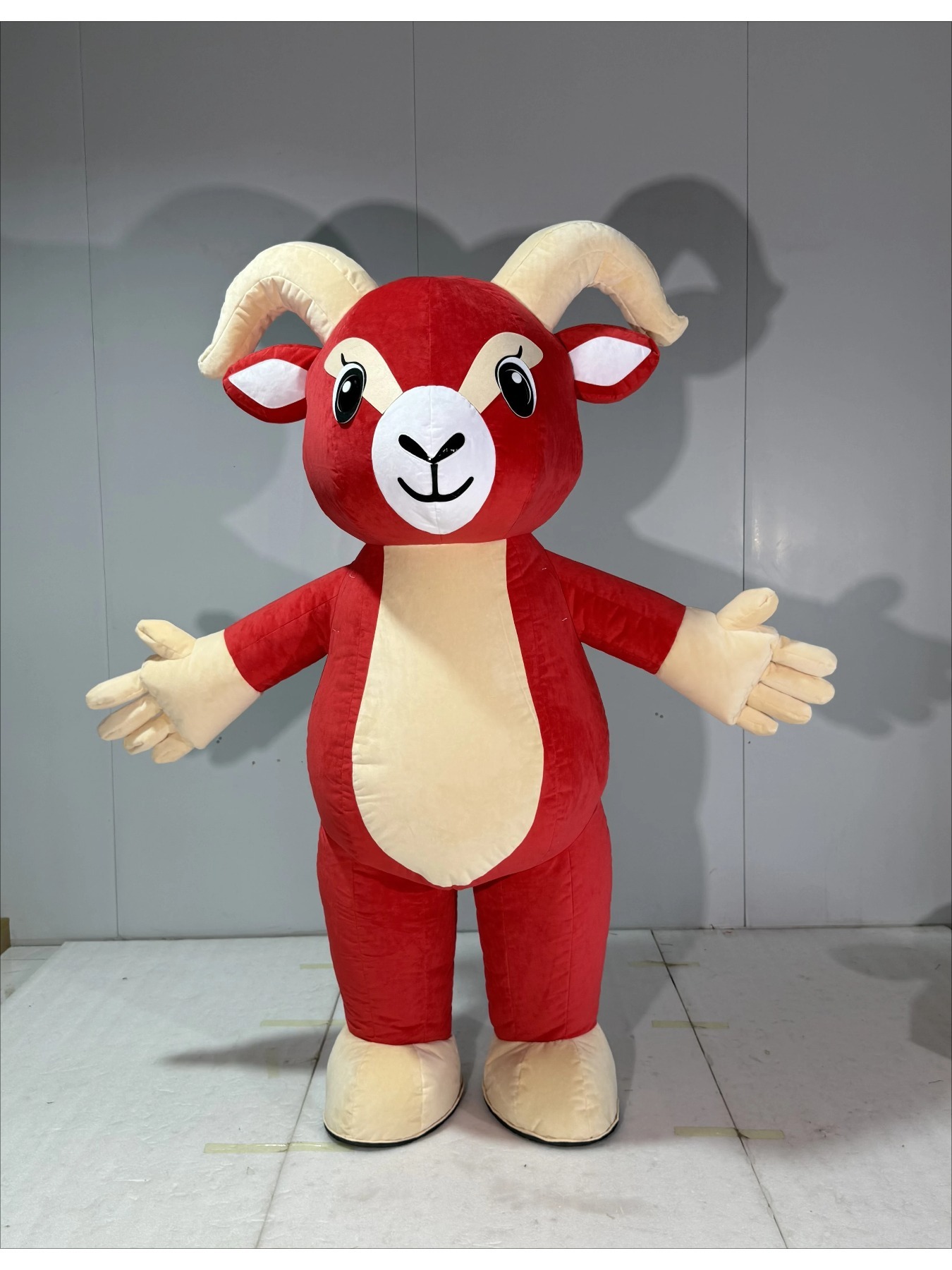 Inflatable Red Goat Mascot Cos - Chargers review and price