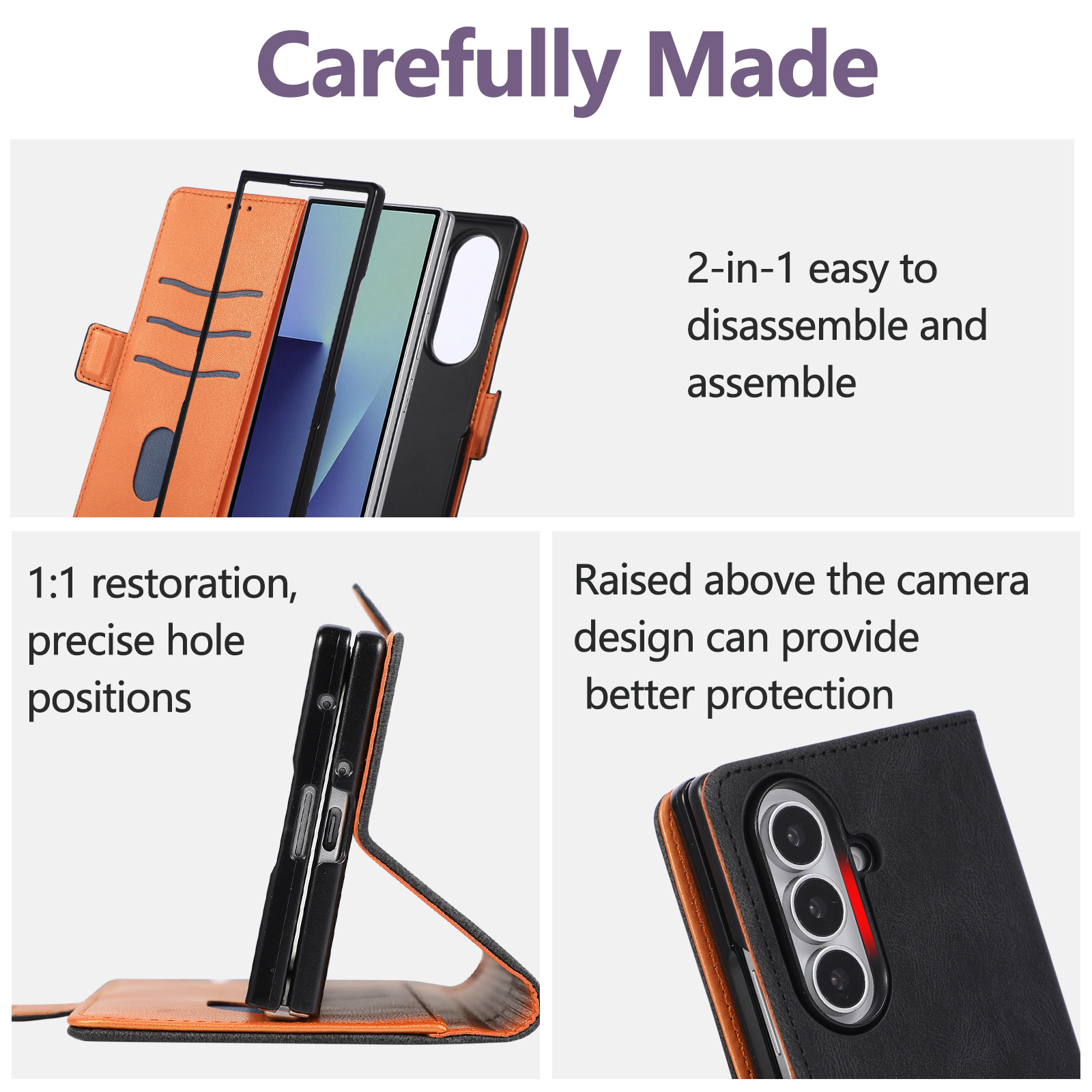 Flip Retro Leather Wallet Phon - Leather Wallet Card Holder Phone Cover review and price